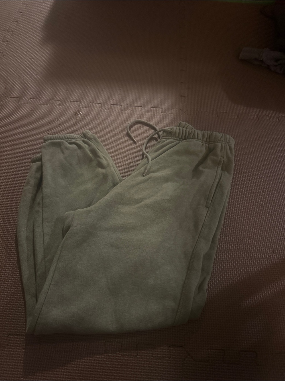 Women’s  Olive Green Drawstring Sweatpants